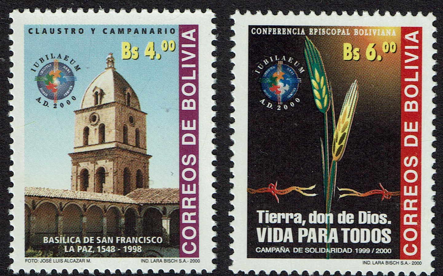 Bolivia SG 1533-4